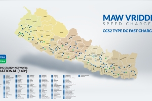 एमएडब्लू वृद्धि देशभर १४० भन्दा बढी CCS2 फास्ट चार्जिङ स्टेशन सहित ईभी चार्जिङ नेटवर्कमा अग्रणी