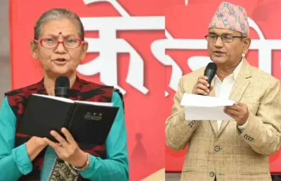 एमाले उपाध्यक्षद्वय ज्ञवाली र शाक्यद्वारा महाधिवेशनमा उम्मेद्वारी नदिने घोषणा
