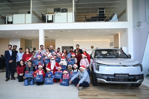 मुस्कान छर्दै नामी: सहारा इन्टरनेशनल नेपाल चिल्ड्रेन होमका बालबालिकाले गरे शोरूमको भ्रमण