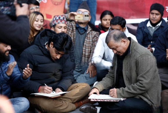 विप्लव-मिराज समूहबीच ४ बुँदे सहमति, सर्वपक्षीय सरकार निर्माणका लागि संयुक्त संघर्ष गर्ने घोषणा