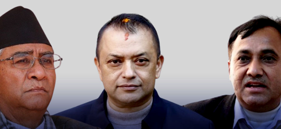 कांग्रेसको आन्तरिक विवाद समाधानको प्रयास, देउवा-थापा-शर्माबीच निर्णायक वार्ता जारी