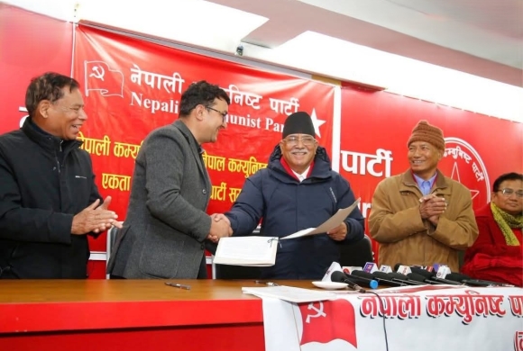 माओवादी नेता चिरञ्जीवी ढकाल नेकपामा प्रवेश