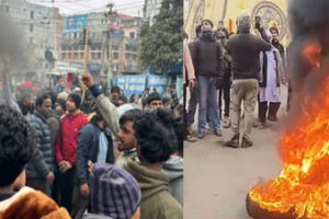 धनुषामा ‘मस्जिद’ तोडफोड र ‘कुरान’ जलाएको विरोधमा वीरगञ्ज तनावग्रस्त, प्रदर्शनकारी-प्रहरीबीच झडप