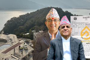 फेवाताल मापदण्डभित्रै सेदि डाँडा कटान गरेर बन्दैछ ५ तारे रिसोर्ट, माटोमा राजश्व हिनामिना