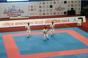 राष्ट्रिय ‘काष्ठमण्डम’ कराते प्रतियोगिता काठमाडौंमा सुरु