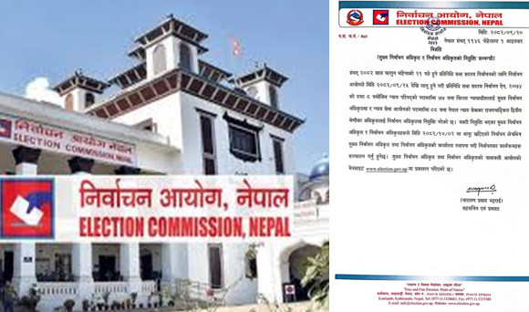 प्रतिनिधिसभा निर्वाचनका लागि मुख्य निर्वाचन अधिकृत र निर्वाचन अधिकृतहरु नियुक्त