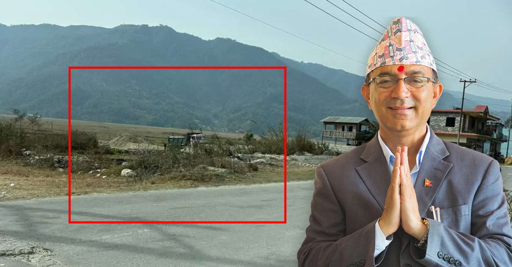 पोखराका मेयरकै संरक्षणमा फेवातालको ६५ मिटर मादपण्ड भित्रै धमाधम माटो पुरिँदै