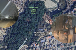 पोखराको फोहोर पृथ्वीचोकको शान्ति वनमा खोल्डो खनेर गाडिदै, मानव स्वास्थ्यमाथि खेलबाड