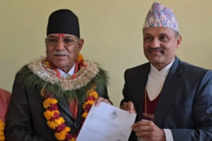 प्रचण्डले दिए रुकुम पूर्वबाट उम्मेद्वारी