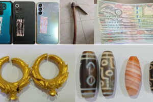 ओखलढुङ्गाको बोहोरेमा वृद्ध दम्पत्ति हत्यामा संलग्न दुई अभियुक्त पक्राउ, गहनालगायत सामाग्री बरामद