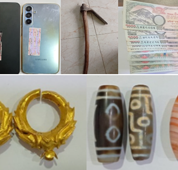 ओखलढुङ्गाको बोहोरेमा वृद्ध दम्पत्ति हत्यामा संलग्न दुई अभियुक्त पक्राउ, गहनालगायत सामाग्री बरामद