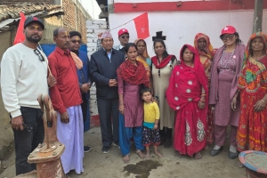 सर्लाही-३ मा नारायणकाजी श्रेष्ठ : सुशासन र भ्रष्ट्राचार अन्त्यको एजेन्डासहित घरदैलोमा