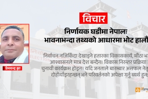 निर्णायक घडीमा नेपालः भावनाभन्दा तथ्यको आधारमा भोट हालौँ
