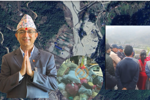 फेवातालको शिरमा फोहोर गाड्न पोखराका मेयरको निर्देशन, खाल्डो देखेपछि स्थानिय आन्दोलनमा
