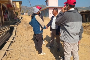 गुल्मी-१ मा सुदर्शन बरालः विकासका एजेन्डासहित घरदैलो अभियान सक्रिय