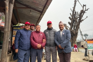 एमाले धादिङका उपसचिव नेपाली कम्युनिस्ट पार्टीको चुनावी अभियानमा