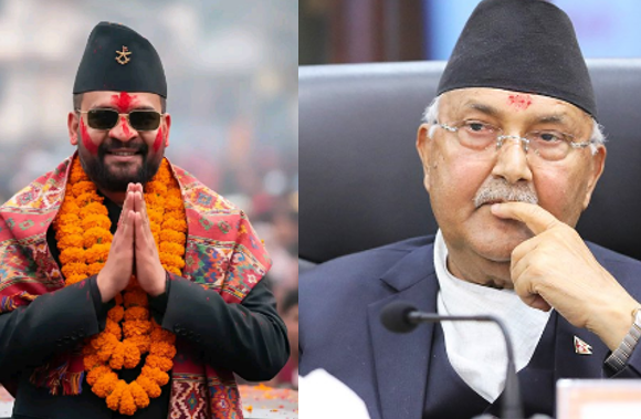 झापा-५ मा बालेन साहको ऐतिहासिक जित, केपी शर्मा ओली ४९ हजारभन्दा बढी मतले पराजित