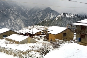 हुम्लामा हिमपात, वर्षाले किसानलाई राहत
