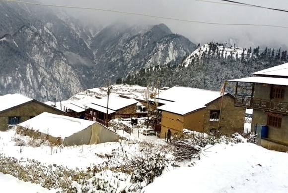 हुम्लामा हिमपात, वर्षाले किसानलाई राहत