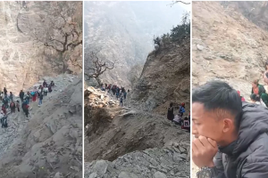 खनियाबासमा ढुंगा खसालेर गरिएको बाटो पुन: सन्चालनमा, एसपी भन्छन्– ‘घटना सामान्य हो, मतदान जारी छ’