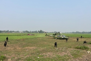 रौतहटमा निर्वाचन सुरक्षा कडा, नेपाली सेनाद्वारा हवाई गस्ती