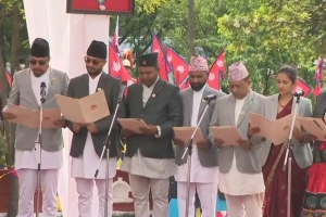 बालेन्द्र शाह नेतृत्वका १५ मन्त्रीले लिए राष्ट्रपतिबाट शपथ ग्रहण