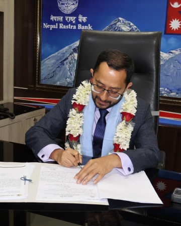 किरण पण्डितद्वारा डेपुटी गभर्नर पदको शपथ, राष्ट्र बैंकमा औपचारिक पदबहाली