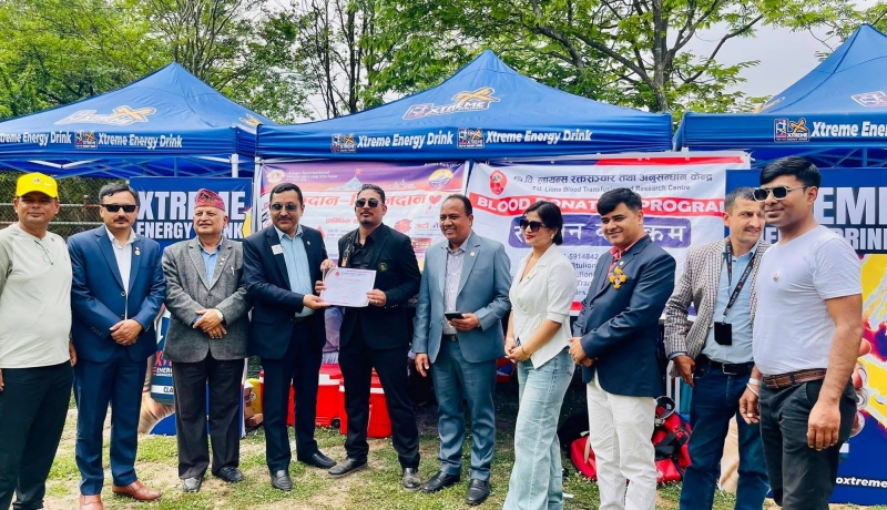 बाइकर्स जात्रामा खुल्ला रक्तदान कार्यक्रम, २१ जनाद्वारा रक्तदान