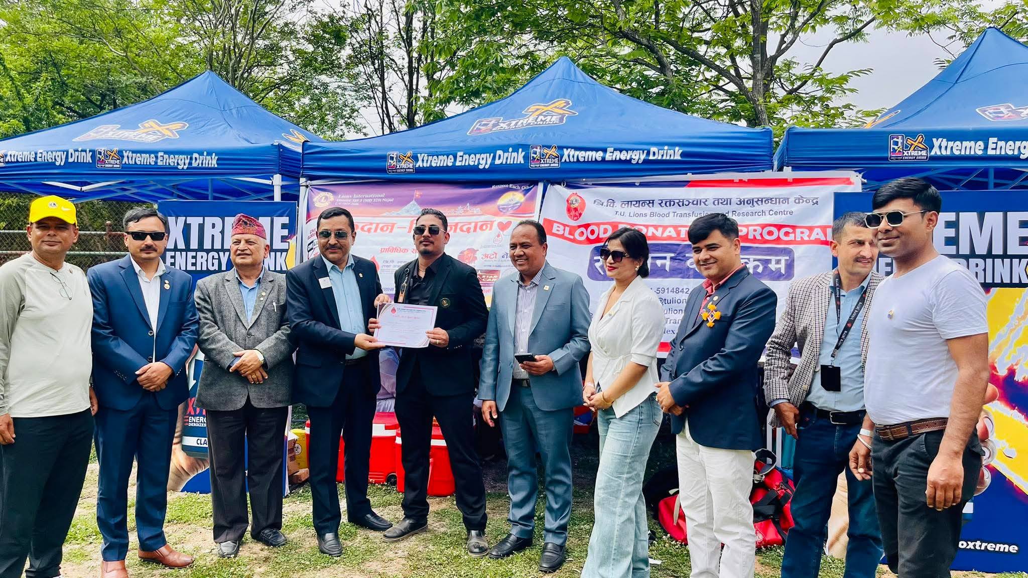 बाइकर्स जात्रामा खुल्ला रक्तदान कार्यक्रम, २१ जनाद्वारा रक्तदान