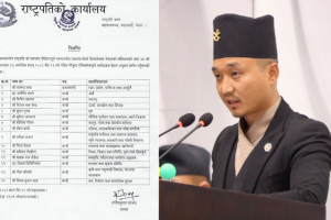 मन्त्रीहरुको वरियताक्रम हेरफेर, गृहमन्त्री पाँचौँ स्थानमा