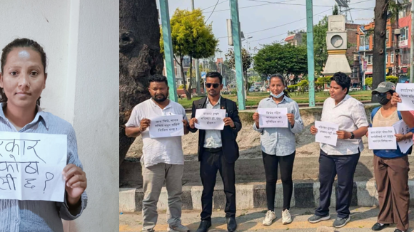 दलित भन्दै कोठाबाट निकालिएकी दिपा नेपालीको मौन विद्रोहः ‘सरकार, कोठा खाली छ?’