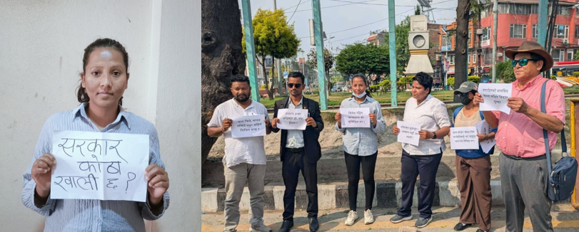 दलित भन्दै कोठाबाट निकालिएकी दिपा नेपालीको मौन विद्रोहः ‘सरकार, कोठा खाली छ?’