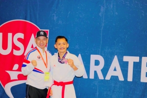 युएस ओपन करातेमा सन्तोषलाई कांस्य