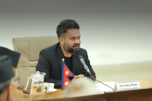 कालो ‘चस्मा’ बिना प्रधानमन्त्री बालेन्द्र शाह !