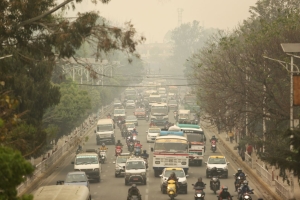 काठमाडौँको वायु प्रदुषण उच्च बिन्दुमा, एक्युआई तह २४७ पुग्यो