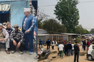 थापाथली सुकुमबासी बस्तीमा तनावः कार्यवाहक अध्यक्ष नारायण परियार पक्राउ (फोटोफिचर)