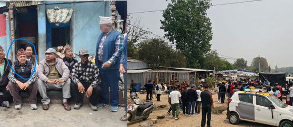 थापाथली सुकुमबासी बस्तीमा तनावः कार्यवाहक अध्यक्ष नारायण परियार पक्राउ (फोटोफिचर)
