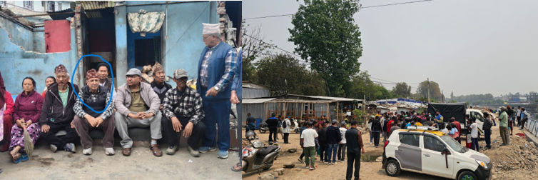 थापाथली सुकुमबासी बस्तीमा तनावः कार्यवाहक अध्यक्ष नारायण परियार पक्राउ (फोटोफिचर)