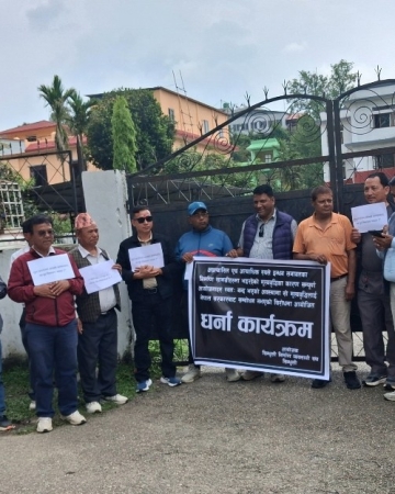 मूल्य समायोजन र सुरक्षाको माग गर्दै निर्माण व्यवसायी आन्दोलनमा
