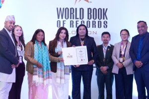 तिलिचो तालमा आयोजना गरिएको रेस्लिङ ‘वल्र्ड बुक’ अफ रेकर्डमा