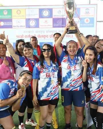 काभ्यालाई जुनियर यु-१६ फुटसल उपाधि, काठमाडौं लोक शिक्षण उपविजेता