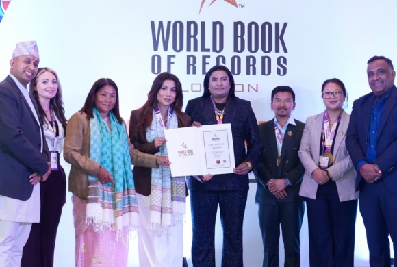 तिलिचो तालमा आयोजना गरिएको रेस्लिङ ‘वल्र्ड बुक’ अफ रेकर्डमा