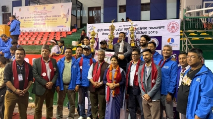 काठमाडौं महानगरपालिका टिम च्याम्पियन बन्दै मेयर कप तेक्वान्दो सम्पन्न