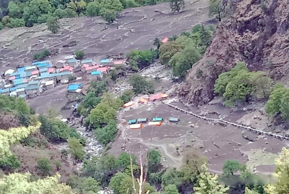 हुम्लामा भीषण बाढी-पहिरोः विद्यालय, खेतीयोग्य जमिन र गोठमा ठूलो क्षति