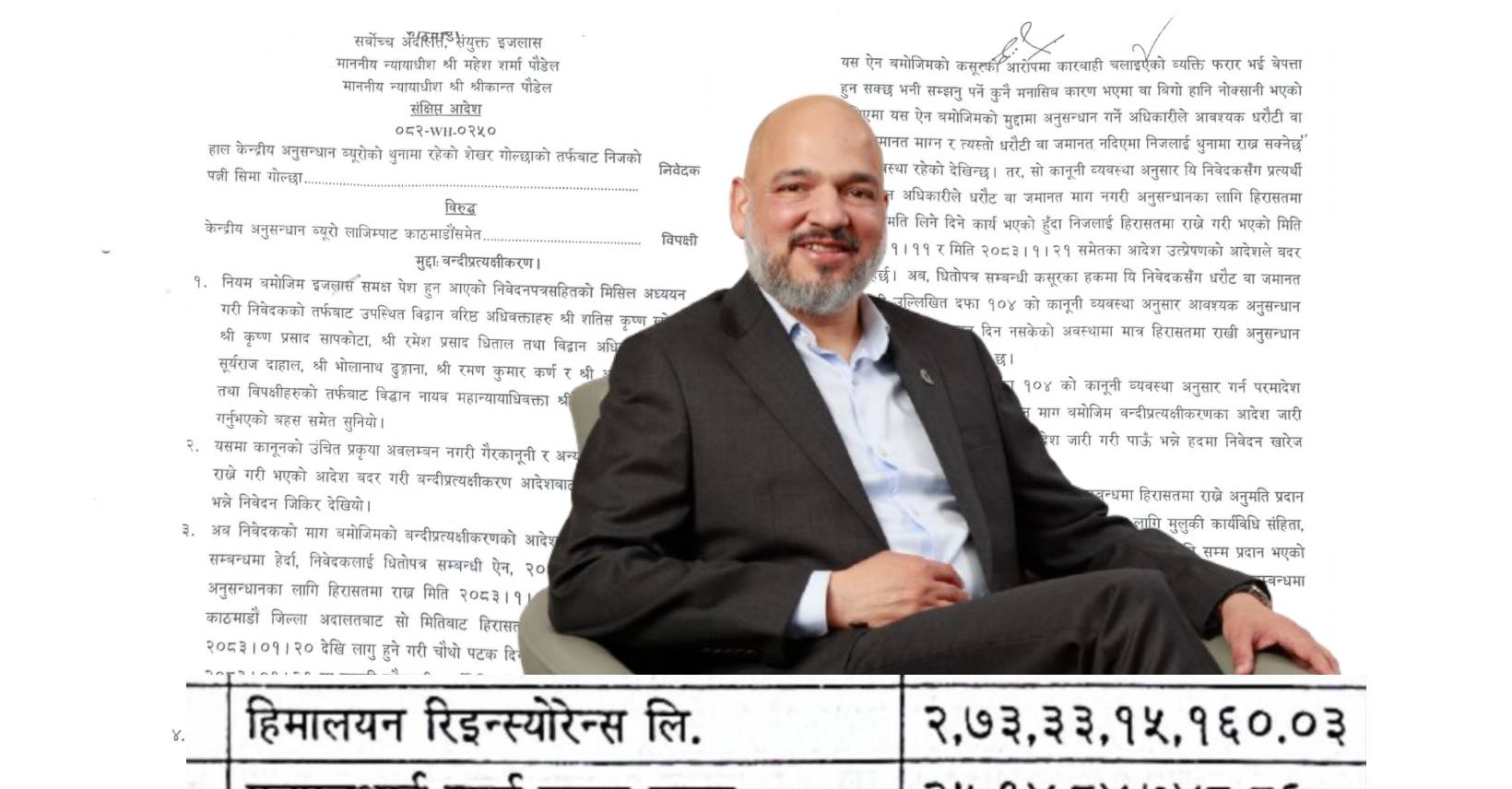 शेखर गोल्छालाई रिहा गर्न सर्वोच्चको अस्विकार, विमा ऐनको पक्राउ पुर्जी स्विकार, २ सय ७३ करोड धरौटी !