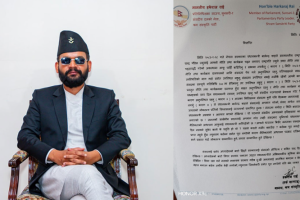 प्रधानमन्त्री शाहमाथि हर्क साम्पाङको तीव्र आलोचना, संसदीय भूमिकामाथि प्रश्न गर्दै राजीनामा माग