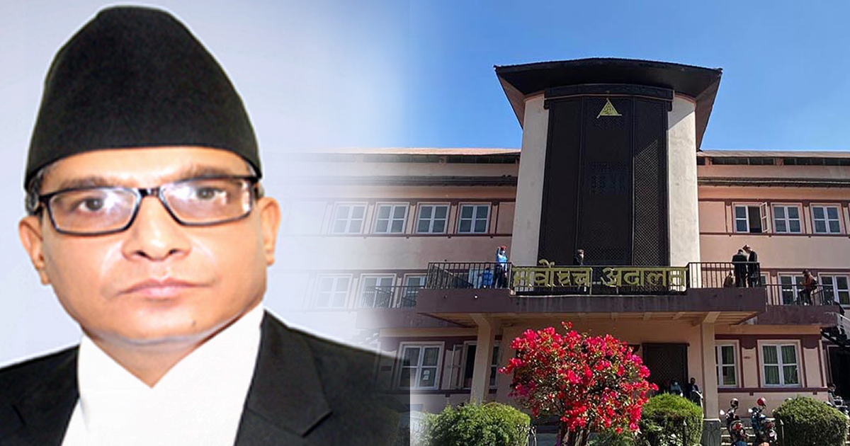 डा. मनोज शर्मा प्रधानन्यायाधीशमा सिफारिस