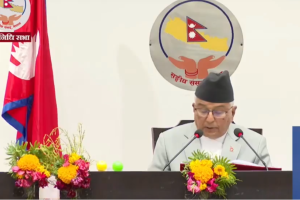 राष्ट्रपति रामचन्द्र पौडेलद्वारा सरकारको नीति तथा कार्यक्रम प्रस्तुत, विकास र सुशासनमा जोड