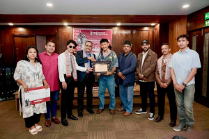 अन्तर्राष्ट्रिय सफलता हासिल गरेका ‘एमएमए’ खेलाडी युकी आङदेम्बे सम्मानित