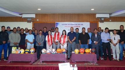 नेपालमा ‘एजका खेल सामग्रीको औपचारिक शुभारम्भ